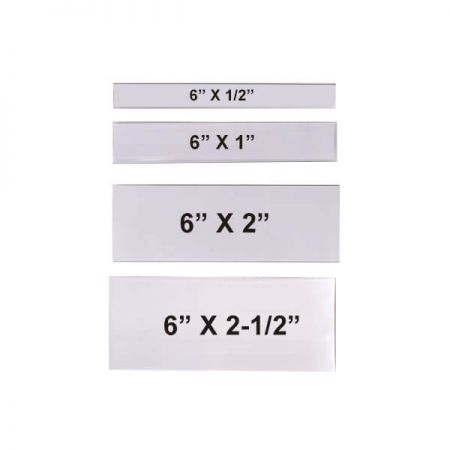 Magnetic Label Holder - Multiple sizes of magnetic label holder is available to apply to many settings such as office, school, warehouse and home