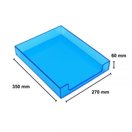 Индивидуальный акриловый органайзер для документов для премиального корпоративного брендинга и хранения