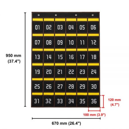 Bulk wholesale calculator pocket chart offer custom colors, size and printing