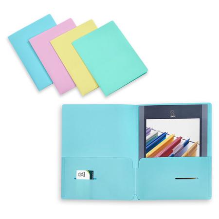 Pastel Two Pocket Folder - Wholesale Colorful A4 twin-pocket folder for office documents