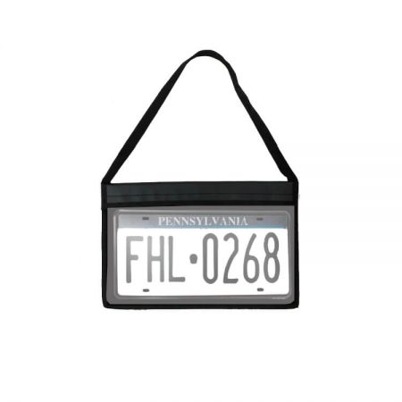 Car License Plate Tag Bag - The  license plate tag bag is easy to slip in paperwork and fit most American, Canadian, and Mexican plates The product is very easy to attach to the car