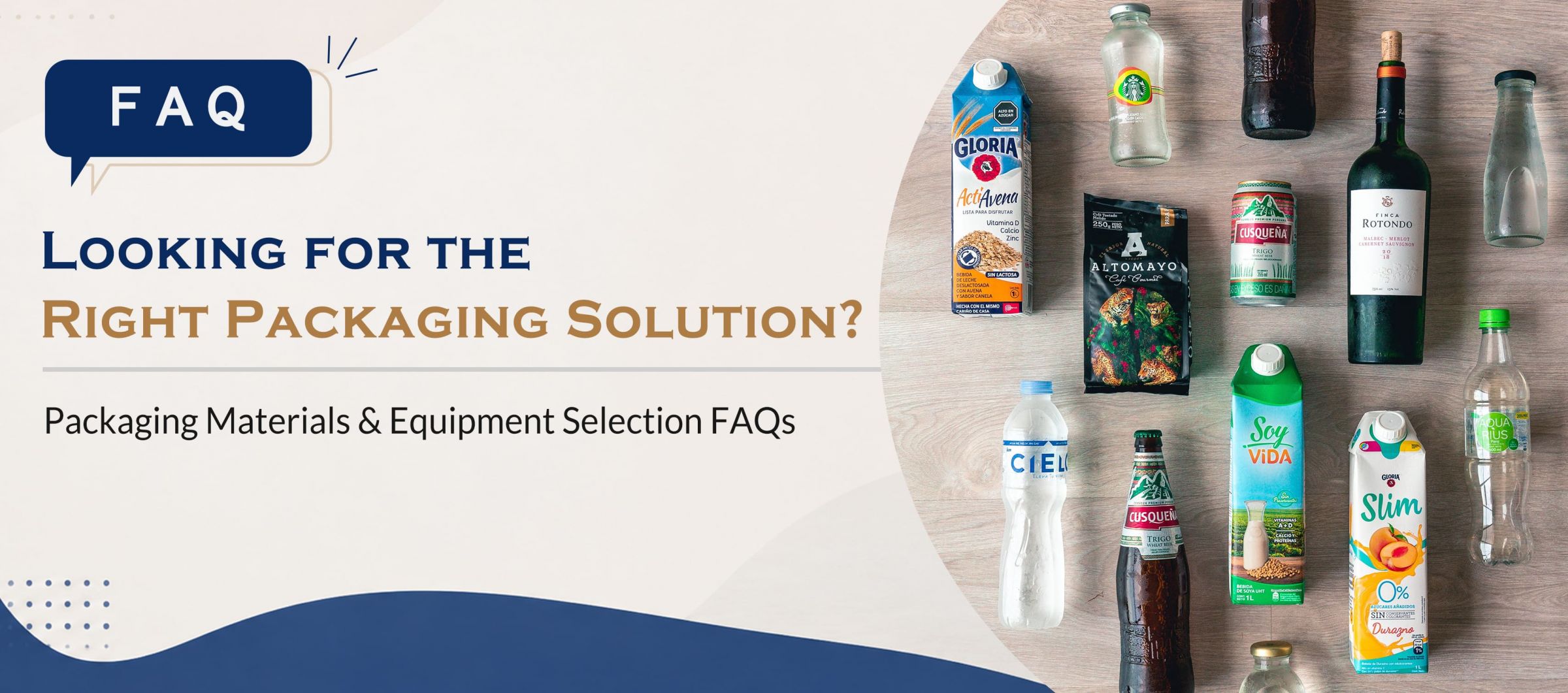 【Common Questions】 Looking for the Right Packaging Solution? Packaging Materials & Equipment Selection FAQs