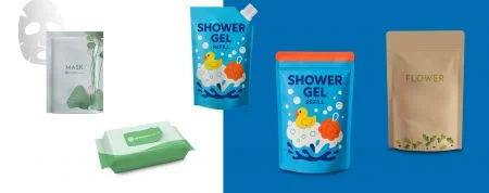 Daily Chemical Product Bags - Primarily used for packaging daily chemical products such as laundry detergent, shampoo, body wash, hand soap, and cleaning agents.