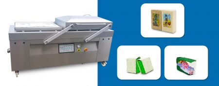 Large Size Dual Chambers & Single Cover Vacuum Packaging Machine - Large Size Dual Chambers & Single Cover Vacuum Packaging Machine