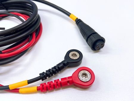 Cables de Electrodos - Conector Snap con 4 pines