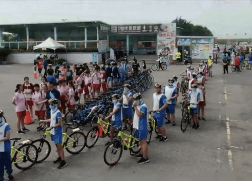 KONFU Enterprise's community cycling event, demonstrating our commitment to social responsibility and sustainable practices.