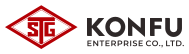 KONFU Enterprise Co., LTD. logo, representing a global supplier of fastener forming tools and cold forming machines.