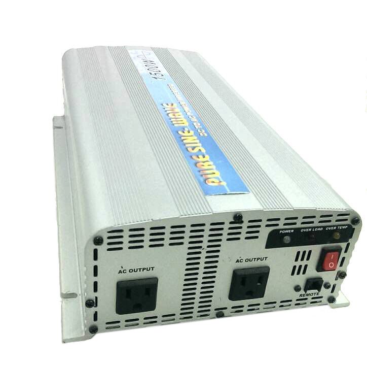 Power Bright 1500-Watt DC to AC Power Inverter with 12.5 Amps Continuous  Output - Anodized Aluminum Case