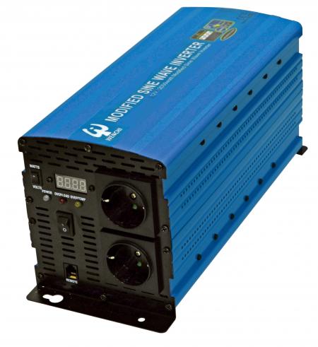 INVERSOR DE POTÊNCIA DE ONDA SENoidal MODIFICADA PWM 2000W 12Vdc para 220Vac - 2000 W PWMInversor de onda senoidal modificada