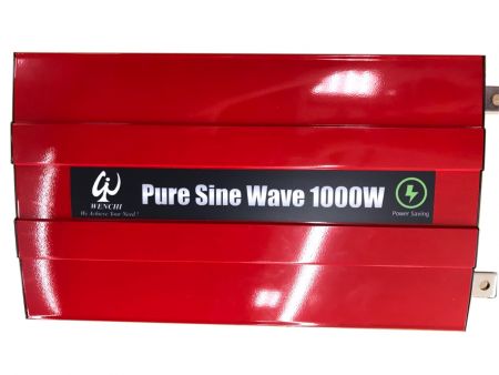 Onduleur de puissance intelligent à onde sinusoïdale pure LCD 1000 W, 12 V DC à 110 V AC. - 1000P12