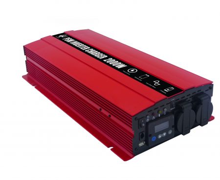 2000W LCD PURE SINE WAVE POWER INVERTER CHARGER 220V to 12V30A or 24V15A - PSC Inverter Charger2000W