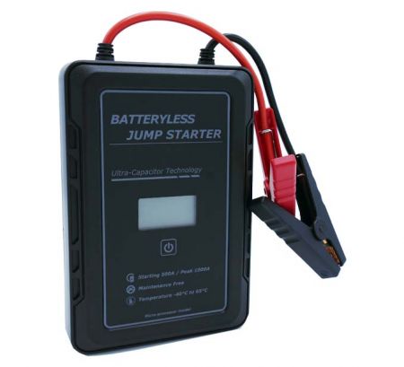 Starthilfegerät, Batterielos, mit Ultra-Kondensator Technologie, 12 V /  300 A / 600 A