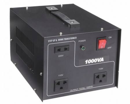 110V/220V AC から 220V/110V AC 変圧器 - 1000VA - 聞祺1000VA 昇圧および降圧 110V-220V から 220V-110V 電圧安定化コンバータ