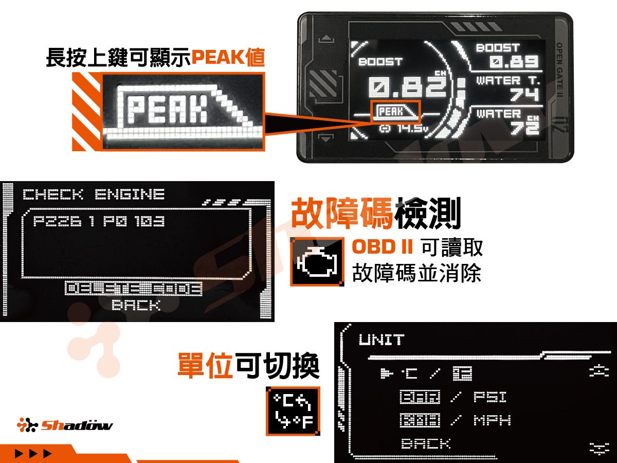 內建多種實用功能