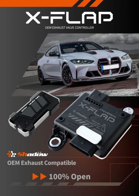 X-FLAP OEM 배기 밸브 컨트롤러 - 밸브를 제어하는 동안 차량 시스템의 작동에는 영향을 미치지 않습니다.