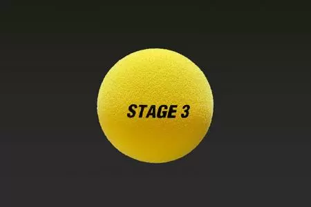 Stage 3 Foam Tennis Ball / Training - Stage 3 Foam Tennis Ball is easy to play and suited for practicing and warmup exercises.
