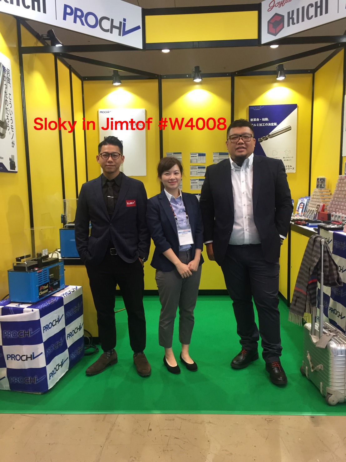 Sloky Torque Screwdriver in Jimtof 2016 with 喜一Prochi, Big Sight Japan, from 17-22 of Nov