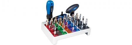 Multi Spec Torque Screwdriver Kit - Multi pcs of Sloky Preset Torque Screwdriver(Torque Wrench) with 25mm and 50mm bits; HEX® TORX® and TORX PLUS® avaliable.
Three types of handle include Universal, Slim-Fit and T-Flying handle for ease of use and also various application.
User friendly for CNC cutting tool of machining, turning and milling. Multi Spec Torque Screwdriver Kit - Multi pcs of Sloky Preset Torque Screwdriver(Torque Wrench) with 25mm and 50mm bits; HEX® TORX® and TORX PLUS® avaliable.
Three types of handle include Universal, Slim-Fit and T-Flying handle for ease of use and also various application.
User friendly for CNC cutting tool of machining, turning and milling.
