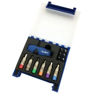 TSD-01-IP Sloky torque screwdriver with blue color identity; easy to distinguish from TX red for CNC machining inserts application