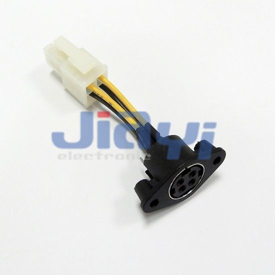 Arnés de cableado con mini din de alimentación - Arnés de cableado con mini din de alimentación