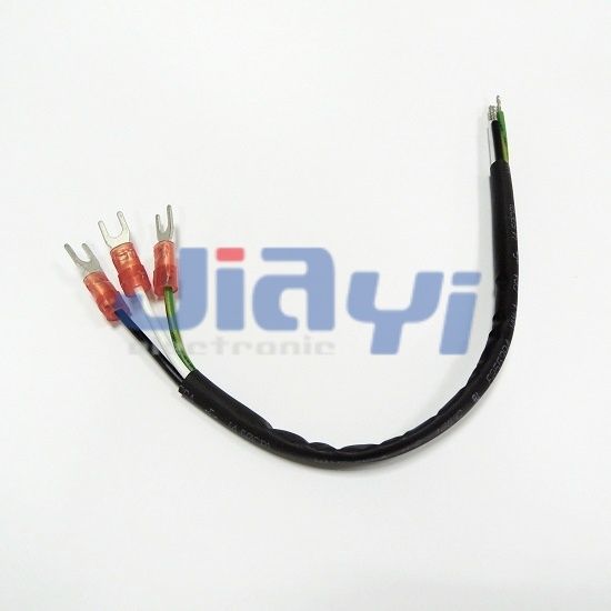 Nylon Insulated Spade Terminal Wire and Cable Assembly - Nylon Insulated Spade Terminal Wire and Cable Assembly