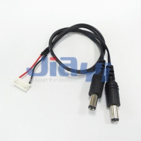 Cabo de Alimentação de 5,5 mm x 2,1 mm com Conector de Barril