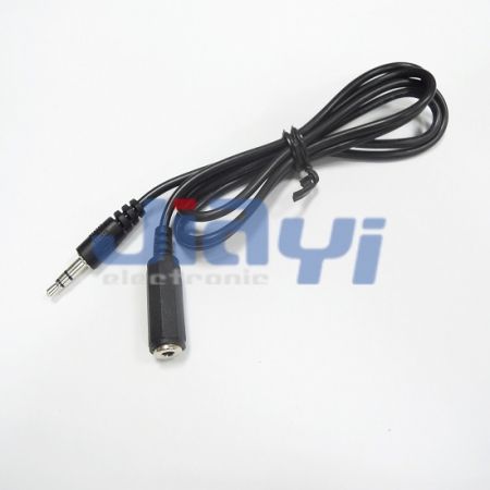 Ensamblaje de cable de audio de conector hembra estéreo - Ensamblaje de cable de audio de conector hembra estéreo