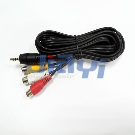 Conjunto de cable con conector RCA - Conjunto de cable con conector RCA
