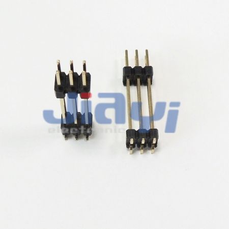 Encabezado macho de doble fila con paso de 2.0 mm