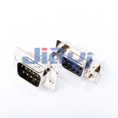 Conector D-SUB tipo recto (pines estampados) - Conector D-SUB tipo recto (pines estampados)