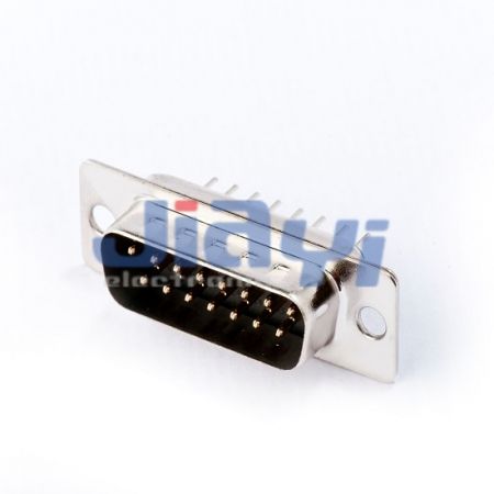 15P Male Straight Type PCB D-SUB Connector