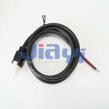 Сборка проводного и кабельного жгута с формованием