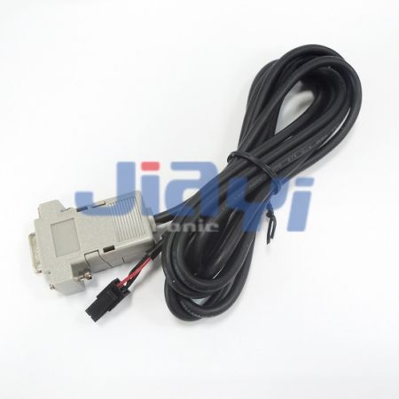 Plastic Cover D-SUB 9P Cable Assembly