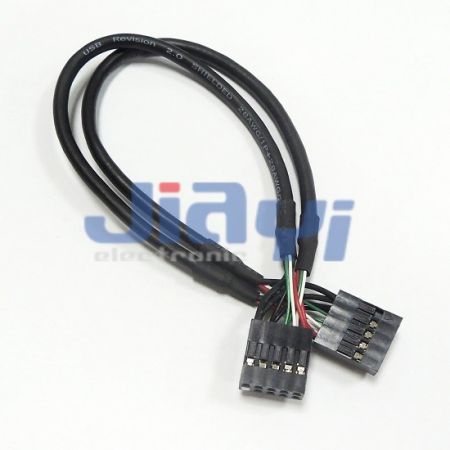 Montagem de Conector Dupont 2,54mm Fio - Montagem de Conector Dupont 2,54mm Fio