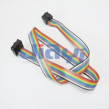Сборка цветного ленточного кабеля