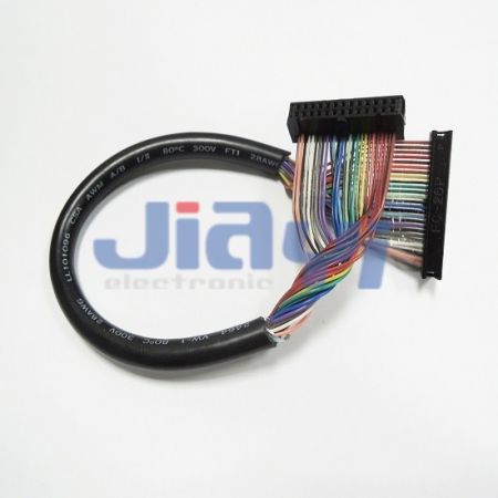 Cable redondo de conexión con conector IDC de 2.54mm