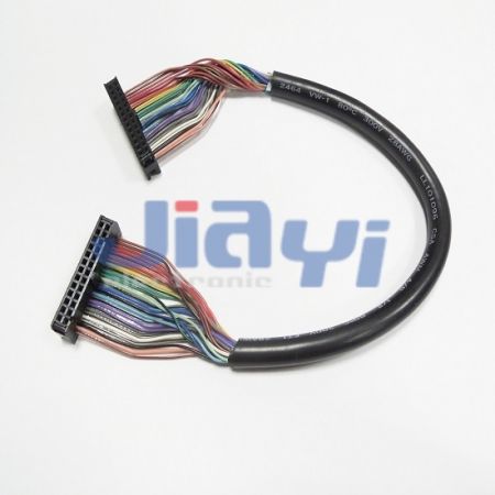 Cable redondo de conexión con conector IDC de 2.54mm