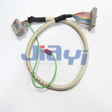 Ensamblaje personalizado de cable redondo con conector IDC - Ensamblaje personalizado de cable redondo con conector IDC