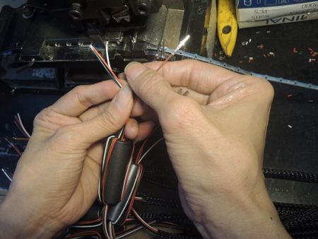 Processo di crimpatura dei terminali