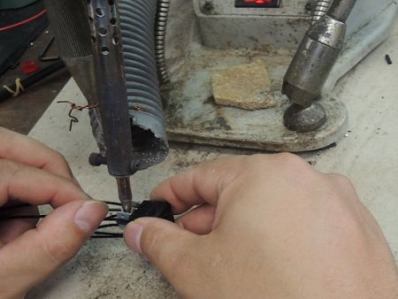 Soldering AC Power Socket