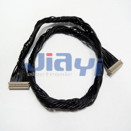 Conector Hirose DF13 1,25mm Passo Única Linha Chicote de Fios - Conector Hirose DF13 1,25mm Passo Única Linha Chicote de Fios