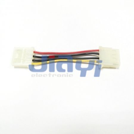 Сборочный кабельный жгут с проводами разъема питания TE 5.08 мм 4P