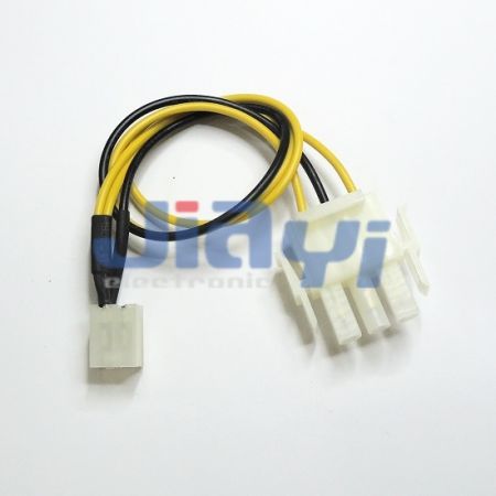 Assemblage de câbles avec harnais de connecteur d'alimentation à pas de 6,35 mm