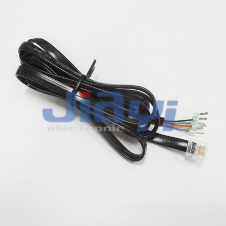 Ensamblaje de Cable Telefónico Modular RJ12 - Ensamblaje de Cable Telefónico Modular RJ12