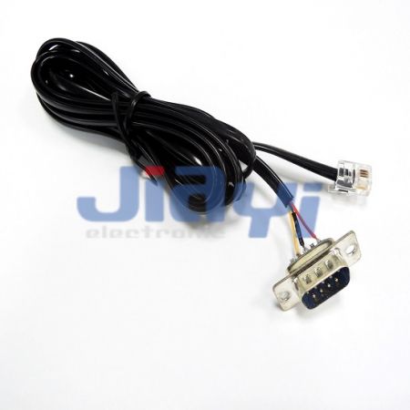 4P4Cモジュラー電話ケーブル