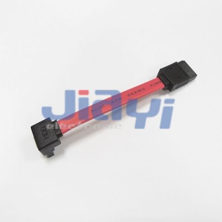 SATA 7P Datenkabel mit rechter Winkelverbindung