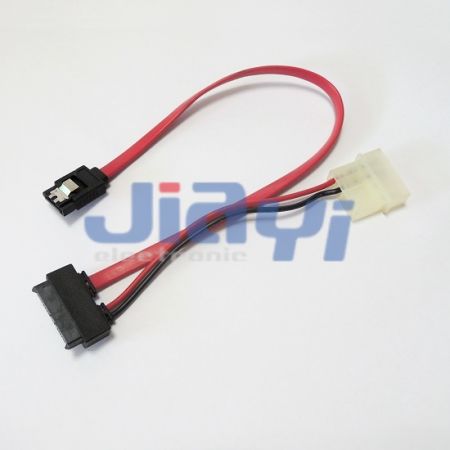 SATA 13P to SATA 7P + 4P Power Cable