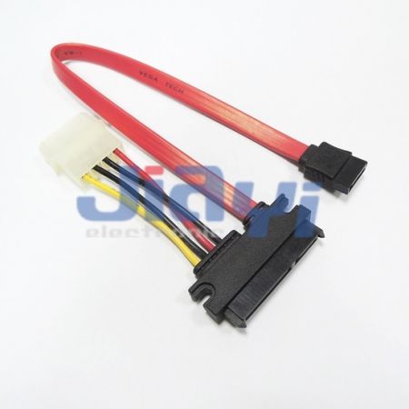 7+15P Serial ATA Cable