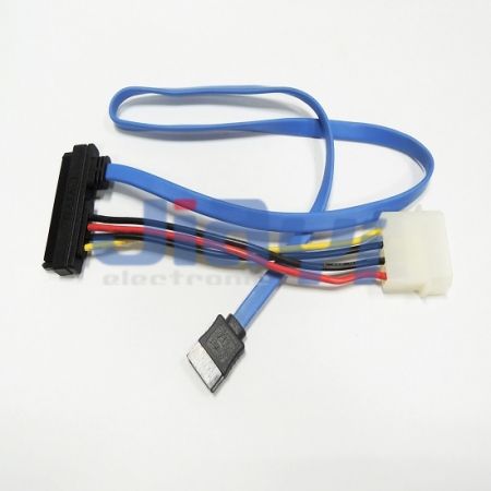Комбинированный кабель SATA 22P