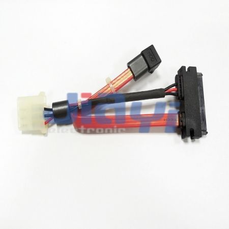 22P & 7P SATA Kabelmontage